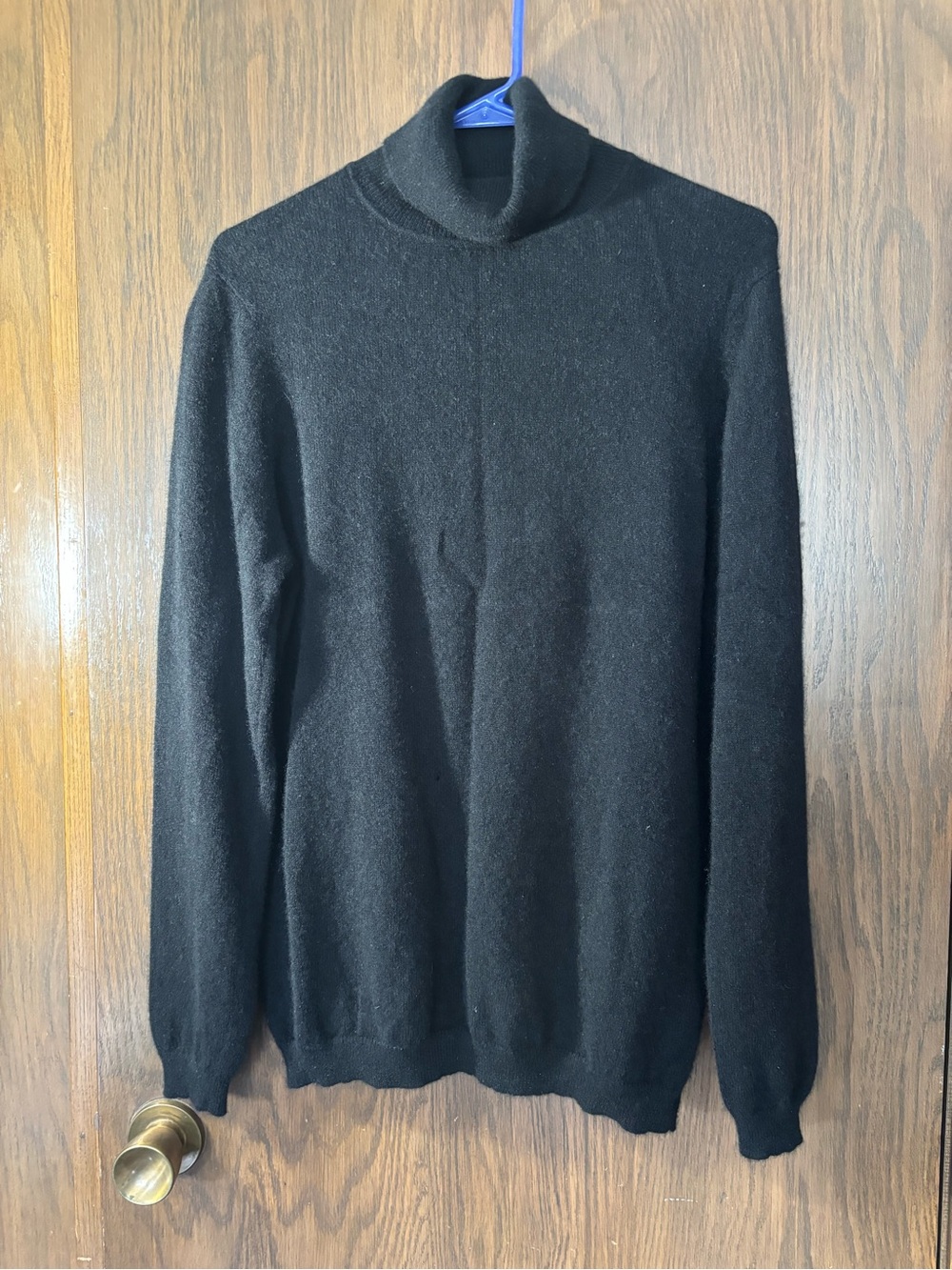 Charter Club 100% Cashmere Black Turtleneck Sweater